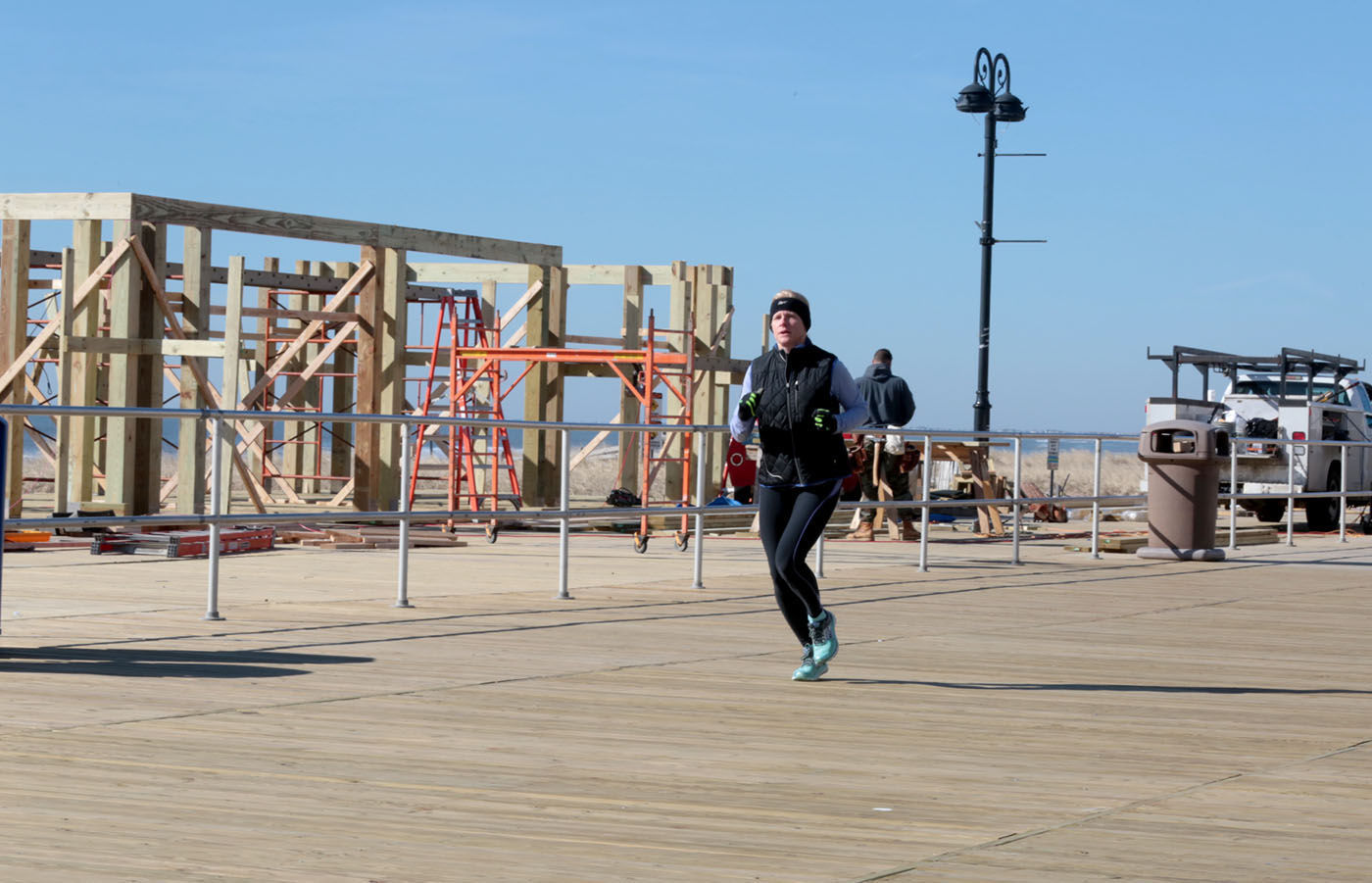 Boardwalk pavilions
